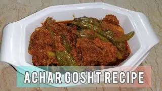 Achar Gosht Recipe | Quick and easy | Chef's Pride Masala | Fun vibes with farzi