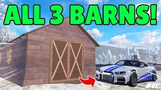 ALL 3 BARN Locations In Drive World Nightline S36R Weekly Quests!! (EASY GUIDE)