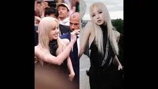 Lisa and Taehyung attending Celine show 😍😍  #shorts #explore #blackpink #bts
