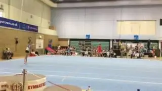 Arabella's floor routine to Pink Panther 2016