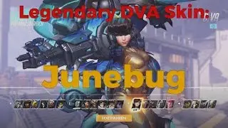 OVERWATCH | New DVA Legendary Skin: Junebug | Pre-View | Ingame Look | DVA