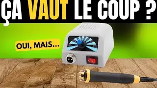 Kit de Pyrogravure 60 W &ndash; Machine de Gravure sur Bois et Bambou avec 30 Poin&ccedil;ons