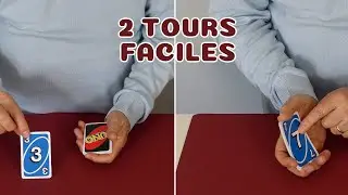 2 TOURS DE MAGIE FACILES ET BLUFFANTS AVEC LES CARTES UNO #tourdecartes #tourdemagie