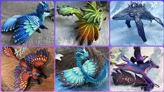 AMAZING CLAY THEMED SCULPTURES OF MAGICAL BIRDS & ANIMALS-EVGENY HONTOR @MUSICAL PICSHOTS
