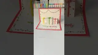 DIY christmas card ideas🎁✨🎄  #diycrafts  #handmadecards #shorts #aestheticdiy #christmas #diy #art