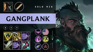 Gangplank Mid vs Galio - NA Master Patch 25.24