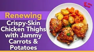 Crispy-Skin Chicken Thighs | Sheet Pan Meal for Liver & Metabolic Health