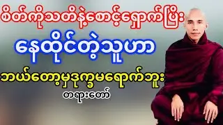 စိဆ်ကိုသတိနဲ့စောင့်ရှောက်နေထိုင်တဲ့သူဘယ်တော့မှဒုက္ခမရောက်ဘူး(သစ္စာရွှေစညါဆရာတော်)