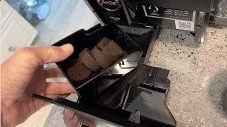How to clean the coffee grinds and drip tray of your jura ena4 expresso and coffee machine