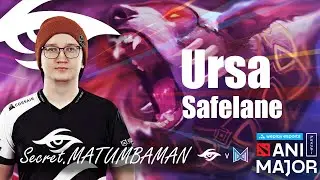 SECRET vs NIGMA | MATU URSA SUPER BROKEN | KYIV ANIMAJOR 2021 | DPC PLAYER'S PERSPECTIVE