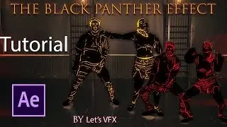 Black Panther After Effects tutorial | Let's VFX | No Plugins Needed | AE 2019 | VFX Tutorial