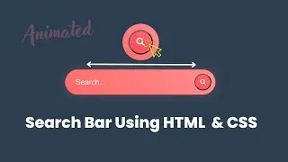 Search Bar in HTML CSS With Icon | HTML And CSS Tutorial
