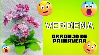 Verbena arranjo em eva
