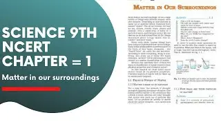 NCERT class 9 science Chapter 1