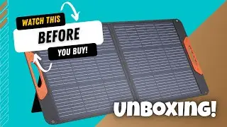 Zoupw 100w Solar Panel Unboxing and Charging Test