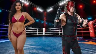 WWE 2K25 - Priya Vs Masked Kane: Full Match 07 Nov 2025