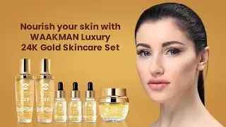 WAAKMAN 24K Gold Luxury Skincare Set