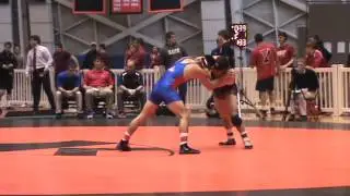 EIWA: Sanjaa (American) dec. Rafferty (Army), 157 lbs.