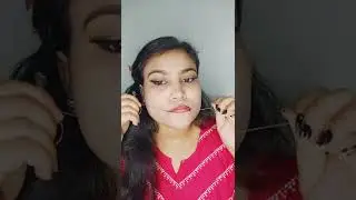 Trying thread lipstick hack || #shorts #ytshorts #viral #makeup #lipstick