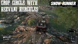 Crop Circle With Fully Loaded Rezvani Hercules SnowRunner New Phase 8 Update/DLC Gameplay