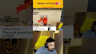 Manya Shocked Admino 1v6🥵🤯 | Wait For End | Jonathan Gaming #jonathan #spower #godlike #reels