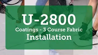How to Install the U-2800 | 3 Course Fabric Coating