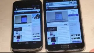 Samsung Galaxy Nexus vs. Samsung Galaxy Note Adobe Flash Browser Video Speed Test! (HD)
