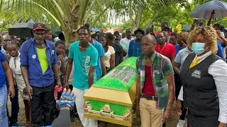 Thanksgiving service for the late Tavar Douglas (he was sick) he was 17 years old