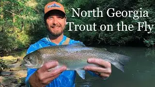 Fly Fishing the Soque River in North Georgia for Trout on the Fly.