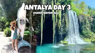 Is it like Davis falls? | Antalya Day 3 | Duden waterfall | Antalya beach park