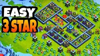 How to 3 star Epic Winter Challenge Event 2020 TH13 - Clash of clans easy strategy