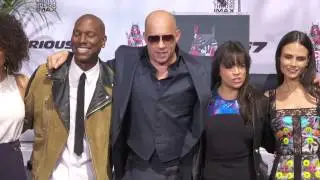 Vin Diesel at his Hand & Foot Ceremony with Fast & Furious Cast Members | ScreenSlam