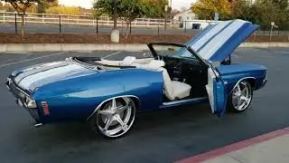 Sold 1971 CONVERTIBLE DROP TOP CHEVELLE. CALL 9168567931 THANKS. FORGIATO rims, 350 motor,