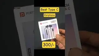Best Type C Earphones for Gaming under 300 😱😱 Portronics Conch GAMMA C in Ear Type C Wired Earphones
