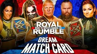 wwe Royal rumble 2020 dream match card