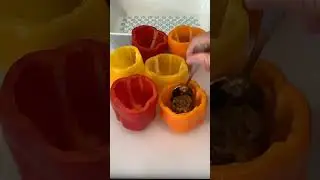 Delicious Bell Peppers Stuffed with Ground Beef and Rice