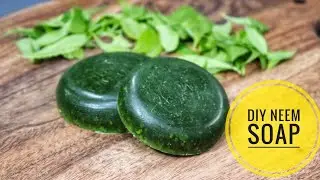 Diy neem soap//#athome Neem soap making/#yt #making #ideas #diy #soap #soapmaking #neem #subscribe 