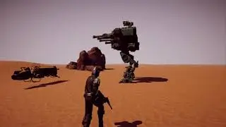 Unity mech with procedural animation