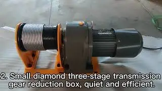 Compact Industrial Wire Rope Winch#winch #industrialcranes #industrialwinch #electricwinch