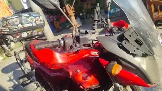 Installing Acerbis Hand Guard on my Yamaha SZ