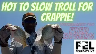 How to slow troll Minnows for Crappie with Fred Rogers Fish Eat Live