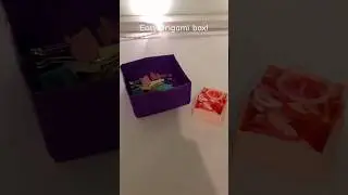 Easy origami box!