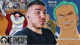 Зоро против всех!? | Защитить КОРОЛЯ РЫБОЛЮДЕЙ?? | One Piece | Эпизод 535 | РЕАКЦИЯ!