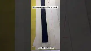 Automatic silicone printing machine on elastic band with non slip