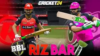 Cricket 24: BABAR VS RIZWAN BBL 25 Thrilling Match Live Stream | PS4 Gameplay