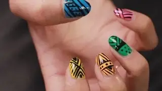 Learn to Paint Tribal Nails