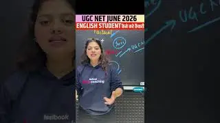 UGC NET JUNE 2026: How to Prepare English for JRF 2026? #ugcnet #ugcnetpaper2 #Shorts