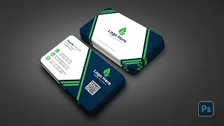 Business Card Design in Photoshop || Visiting Card Design #pixelayout