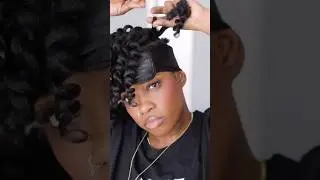 🛑😱😱Bubble Puff Crochet Braid HACK On SHORT SHORT Fine Natural Hair! #hairstyles