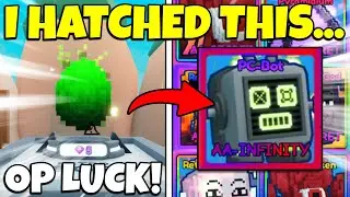 I HATCHED THIS FROM THE RETRO ADMIN ABUSE IN BUBBLE GUM SIMULATOR INFINITY! | BGSI